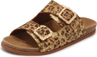 Emanuelle Vee Ciabatta Sandra Slippers - Dames - Sandalen - Bruin - 39 EU - Leer - Schoenen