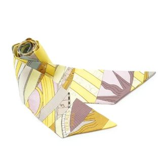 Herm&egrave;s Pre-owned Scarves, female, Multicolor, Size: ONE SIZE Pre-owned Astrologie Nouvelle Silk Twilly