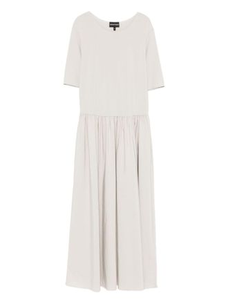 Emporio Armani Womens Dresses Light Grey