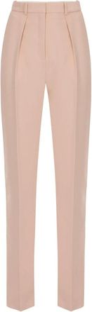 Elisabetta Franchi Lichtgewicht Cr&ecirc;pe Pantalon - Dames - Broeken - Roze - Maat: S Zijde