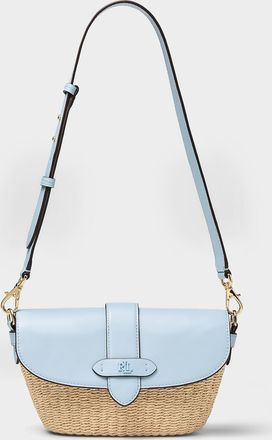 Lauren Ralph Lauren Womens Lynden basketweave small shoulder bag