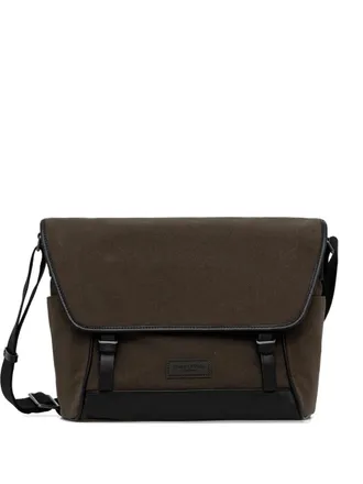 Marc O'Polo medium flap-fastening briefcase - men - Recycled Polyester - OS - Brown