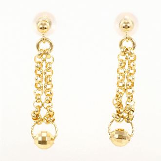 C&A Unbranded (18K) Drop Earrings (Pre-Owned)
