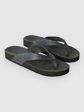 Rip Curl Freedom Leather Bloom Open Toe Sandalen schwarz