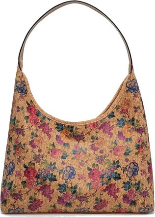 Generic Cork Shoulder Crossbody vegan Eco-friendly Tote Uni School Ladies handbag (ROSE)