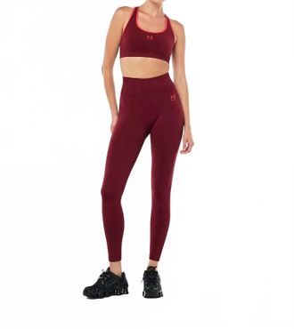 P.E Nation Restore Seamless Legging In Cabernet Strawberry