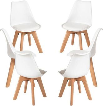 Regalos Miguel Ofertas L&iacute;mite - Pack 6 Sillas Synk Kid (infantil) - Blanco