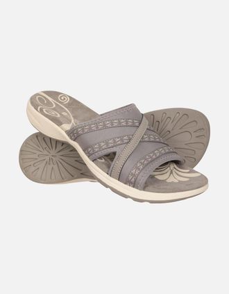 Mountain Warehouse Womens Mountain Warehouse Womens/Ladies Comfort Crest Slip-on Sliders - Grey - Size: 7