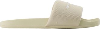 Alexander Wang AW Pool Slide - Dames - Sandalen - Beige - 36 EU - Nylon - Schoenen