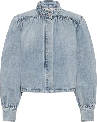 Karen by Simonsen Denim Jassen - Dames - Spijkerjassen - Blauw - XS - Denim - Jassen