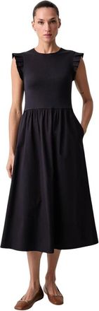 Marc O'Polo Abito svasato in cotone - - Dresses - Donna - Nero - S