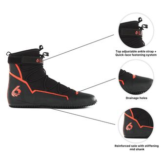Level Six Creek Neoprene Boots - Black