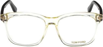 Tom Ford FT5481-B039 Round Full Rim Eyeglasses - Yellow