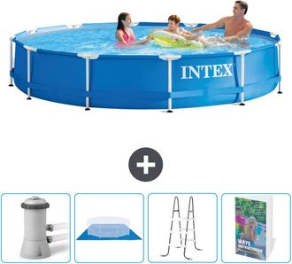 Intex Piscina Con Estructura Redonda - 366x76 Cm - 7-piezas Scb106