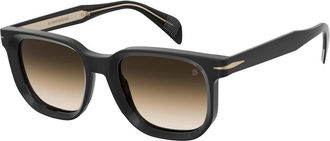 Eyewear by David Beckham Stijlvolle zonnebril DB 7133/S - Heren - Zonnebrillen - Zwart - 52 MM - Accessoires