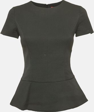 HUGO BOSS Black Jacquard Top