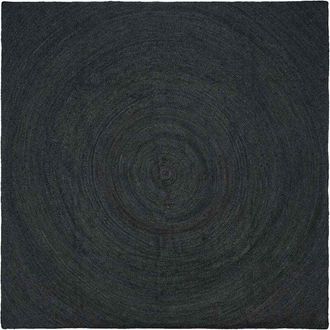 vidaXL Rug Dark Grey 300 x 300 cm Jute vidaXL
