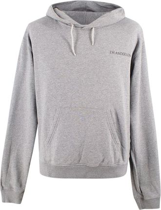 J.W.Anderson Grey Cotton Hoodie Size M