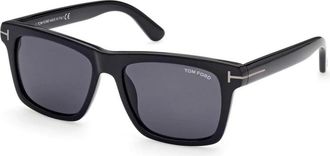 Tom Ford Buckley-02 Zonnebrillen - Heren - Zonnebrillen - Zwart - 58 MM - Accessoires
