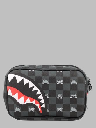 Sprayground Kids Toiletry Brick Peeking Character Multicolour Polyvinyl Chloride Clutch Bags