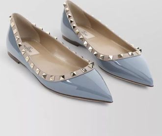 Valentino Garavani patent leather ballerina shoes