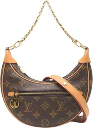 Louis Vuitton Pre-owned Monogram Schoudertas - Dames - Vintage Schoudertas - Bruin - ONE Size - Vintage