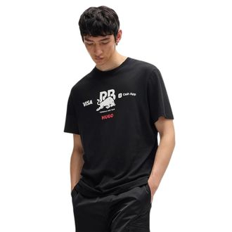 HUGO BOSS Hugo Heren Tsunoda 22 Red Bull T-shirt (Zwart)