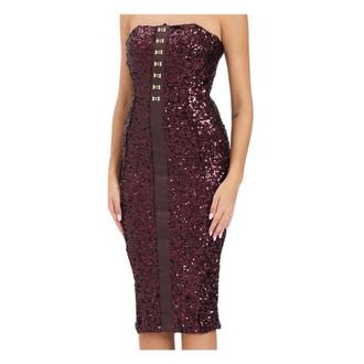Elisabetta Franchi Mujer, Vestidos, P&uacute;rpura, Talla: M