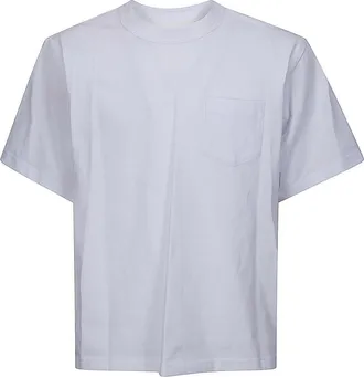 sacai Light Weight Denim X Cotton Jersey T-Shirt