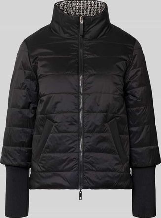 Betty Barclay Regular Fit Steppjacke mit Zweiwege-Reißverschluss und Eingrifftaschen in Black, Größe 36