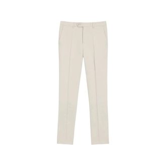 HUGO BOSS Chinos, male, Beige, Size: M Pleated Chino Pant