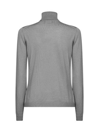 Blanca Vita Virgin Wool Turtleneck Sweater - Green