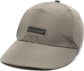 Fear of God logo-patch baseball cap - men - Polyester/Polyester - L/XL - Brown