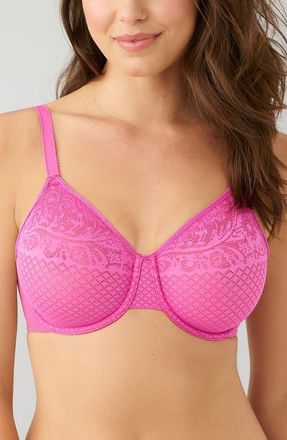 Wacoal Visual Effects Underwire Minimizer Bra in Wild Azale at Nordstrom, Size 40Ddd