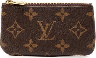 Louis Vuitton Brown Pvc Leather Coin Purse/Coin Case (Pre-Owned)