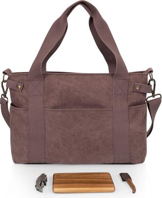 Picnic Time Temecula Wine Insulated Tote Bag in Red at Nordstrom Rack