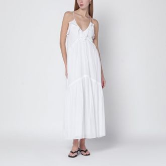 Isabel Marant White Vasma cotton-voile dress