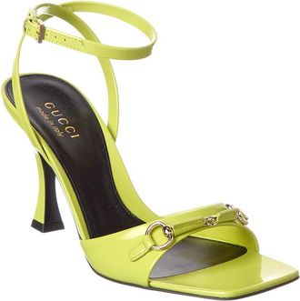 Gucci Horsebit Patent Sandal