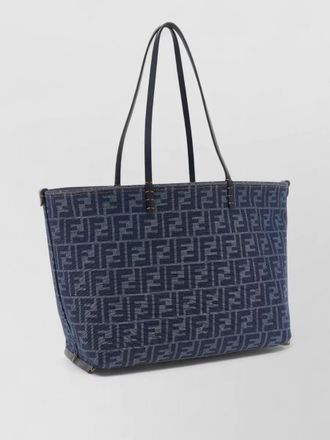 Fendi roll medium tote bag double handles