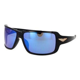 Police Black Plastic Mens Sunglasses