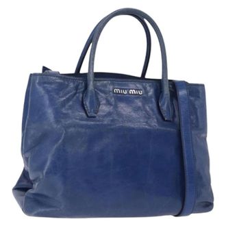 Miu Miu Bolso Tote Pre-owned - Pre-owned - Mujer - Azul - ONE SIZE