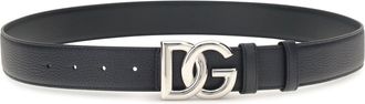 Dolce & Gabbana Mens Leather Belt Blu 3 Calf Bos Taurus E Braces