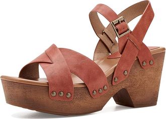 Korks Leda Womens Dress Sandals Rust : 10 M