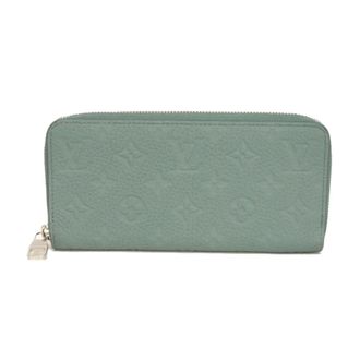 Louis Vuitton Green Leather Long Wallet (Bi-Fold) (Pre-Owned)