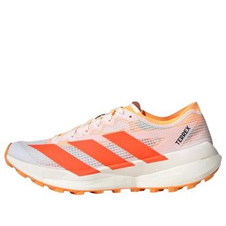 adidas (WMNS) adidas Terrex Agravic Speed 2 Trail White Impact Orange Lucid Tangerine JR9115