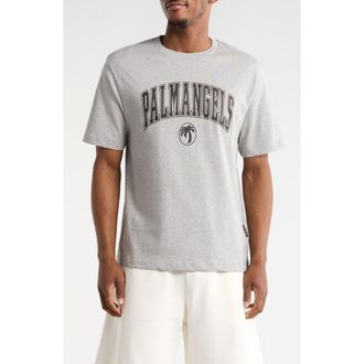 Palm Angels Arched Logo Graphic T-Shirt in Grey at Nordstrom Rack, Size X-Small