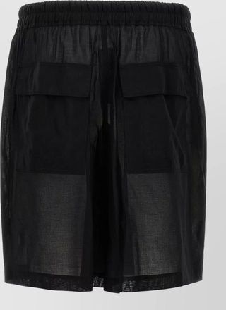 Rick Owens cotton cargo shorts