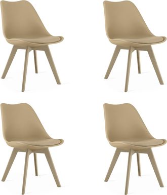 OEM Silla Mark - Beige Oscuro / Patas Beige X 4