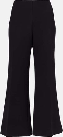 Khaite Pantaloni flared Walter in canvas di cotone