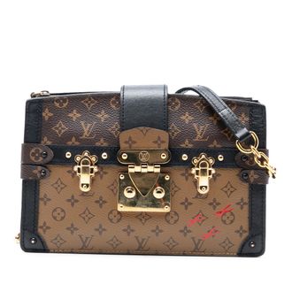 Louis Vuitton Tweedekans Monogram Reverse Trunk Clutch